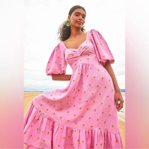 NWT Farm Rio Pink Pineapple Dress